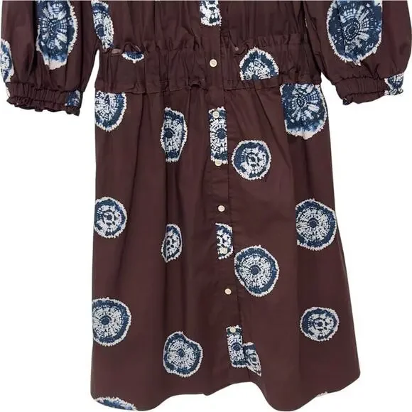 NWTs Never A Wallflower  Button Front Elastic Collar Shirt Dress (S) - Picture 5 of 15